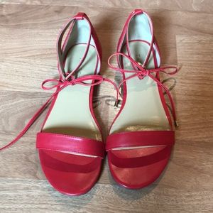 Talbots red Sandals Sz. 9